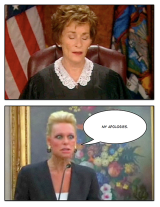 Illustration for article titled Judge Judy Vs. The YouTube Divorce Lady, Tricia Walsh-Smith
